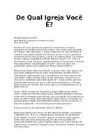 De qual igreja você é.doc
